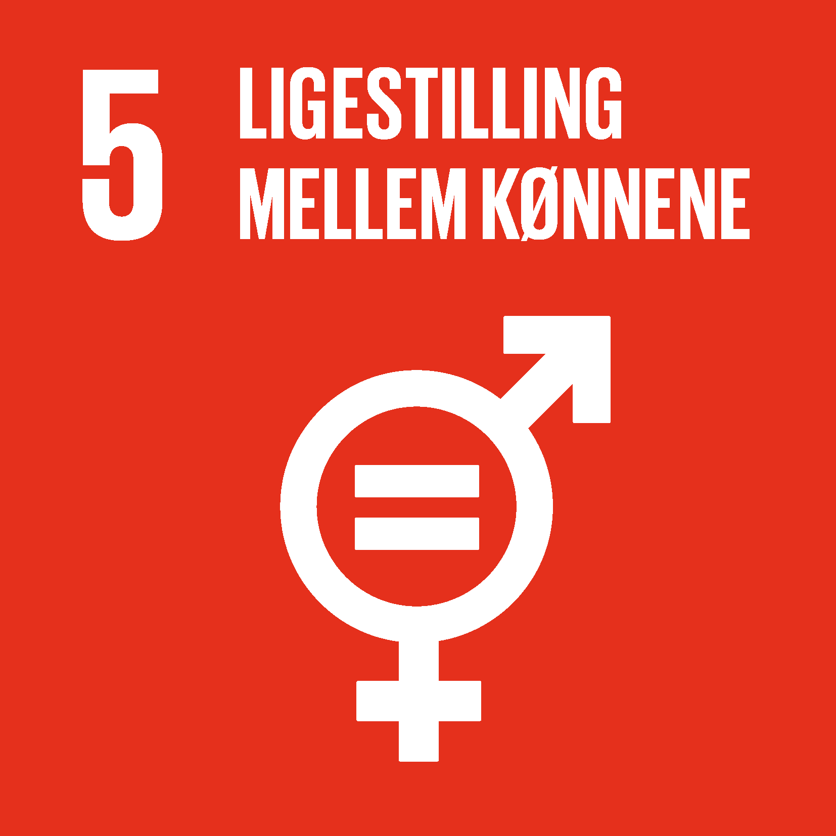 Mål 5: Ligestilling mellem kønnene
